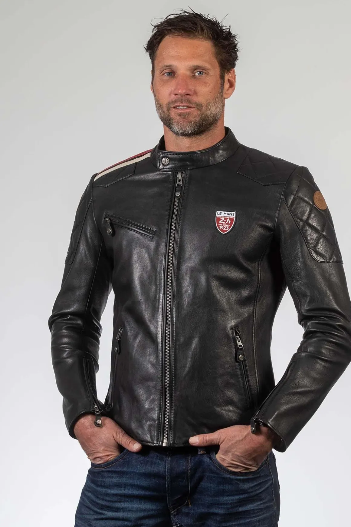 Blouson Homme 24H Le Mans Duff Sheep Crown Black