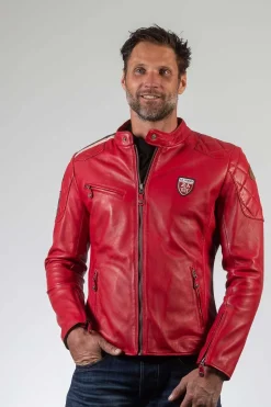 Blouson Homme 24H Le Mans Duff Sheep Crown Racing Red