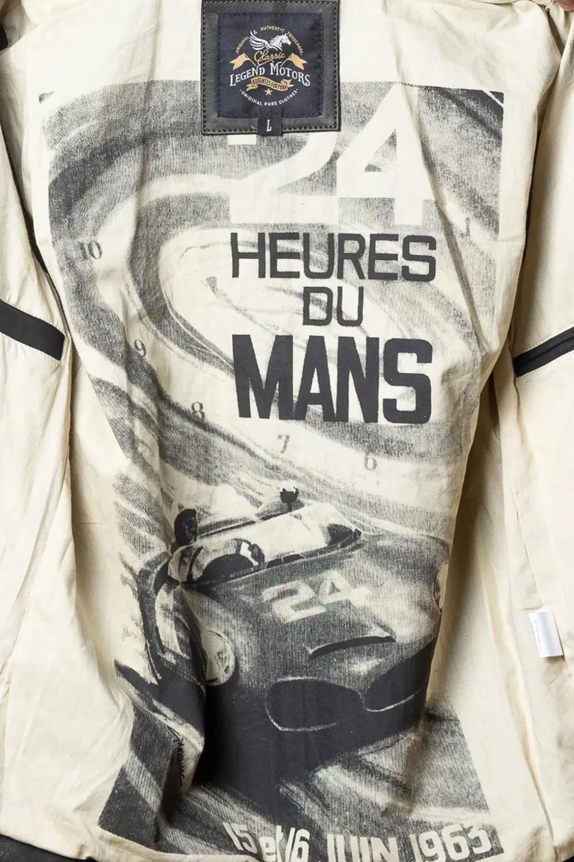 Blouson Homme 24H Le Mans Erwan Sheep Crown Black
