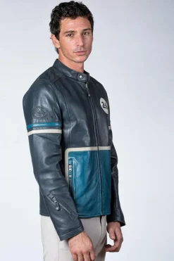 Blouson Homme 24H Le Mans Karl Sheep Crown Navy/Ocean