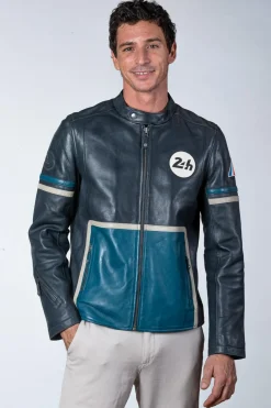 Blouson Homme 24H Le Mans Karl Sheep Crown Navy/Ocean