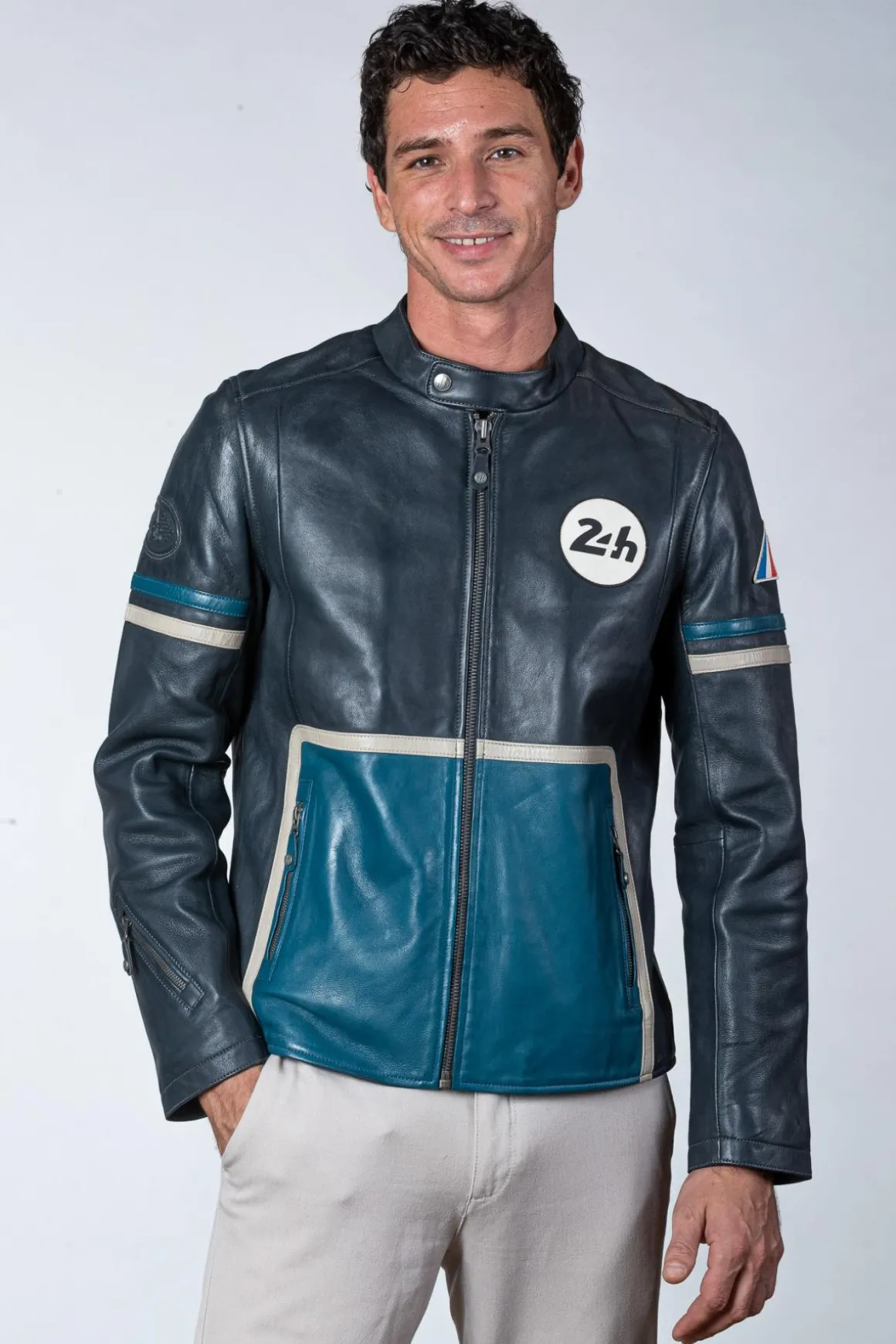 Blouson Homme 24H Le Mans Karl Sheep Crown Navy/Ocean