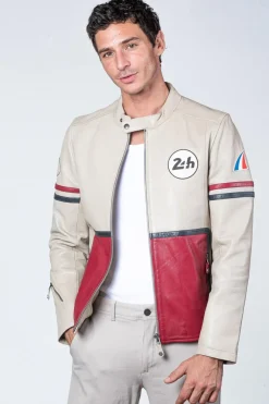 Blouson Homme 24H Le Mans Karl Sheep Crown Ecru/Racing