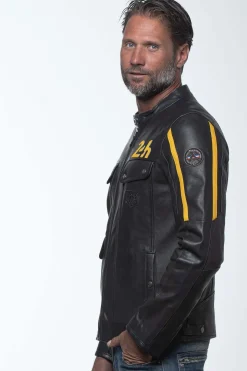 Blouson Homme 24H Le Mans Lagache3 Black/Banana