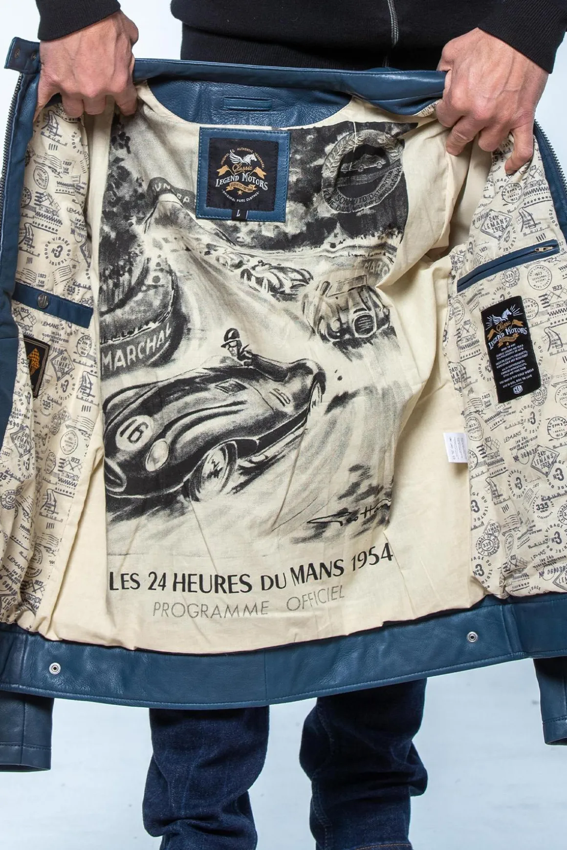 Blouson Homme 24H Le Mans Marlon Royal Blue