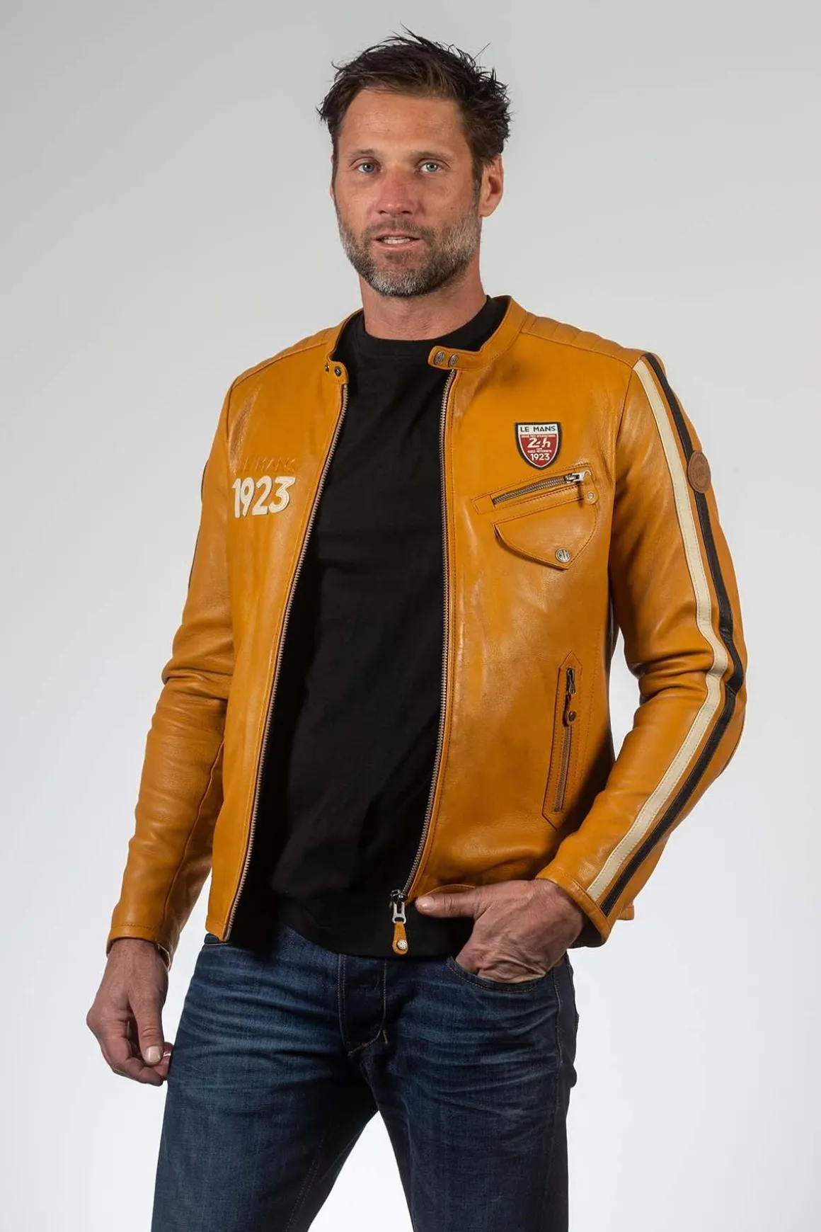 Blouson Homme 24H Le Mans Marne Sheep Crown Yellow