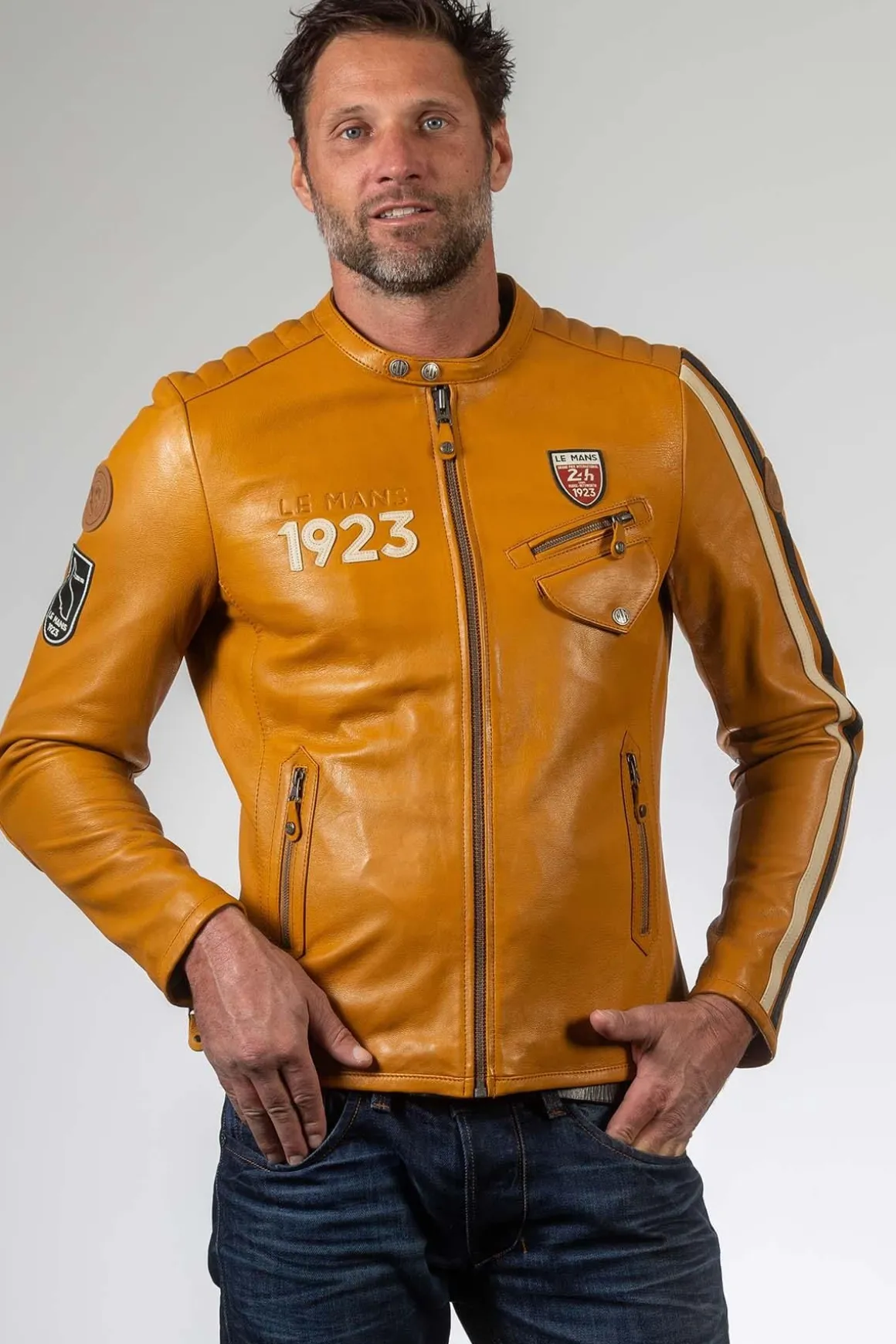 Blouson Homme 24H Le Mans Marne Sheep Crown Yellow
