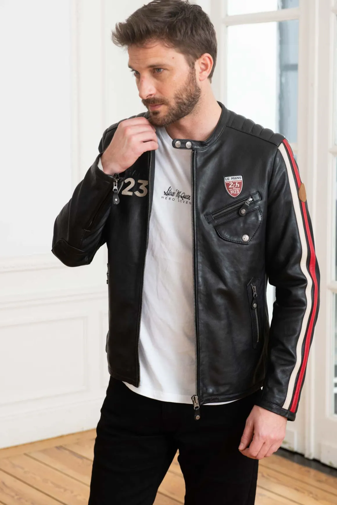 Blouson Homme 24H Le Mans Marne Sheep Crown Black