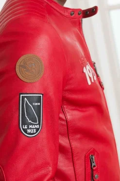 Blouson Homme 24H Le Mans Marne Sheep Crown Racing Red