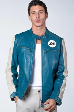 Blouson Homme 24H Le Mans Max Sheep Crown Ocean Blue