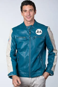Blouson Homme 24H Le Mans Max Sheep Crown Ocean Blue