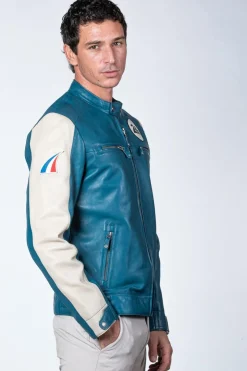 Blouson Homme 24H Le Mans Max Sheep Crown Ocean Blue