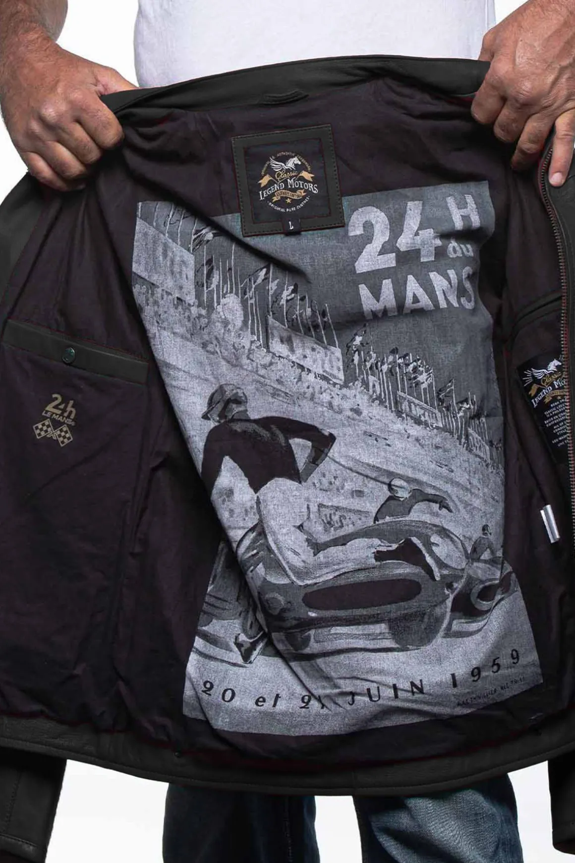 Blouson Homme 24H Le Mans Miles4 Black