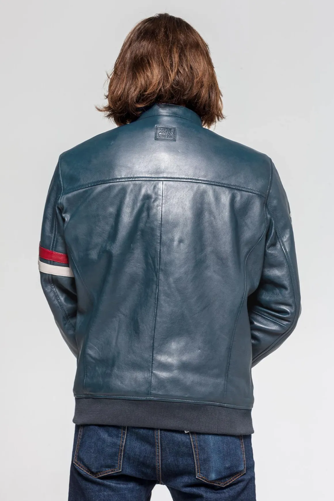 Blouson Homme 24H Le Mans Miles Sheep Crown Royal Blue