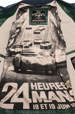 Blouson Homme 24H Le Mans Miles Sheep Crown Green / Navy