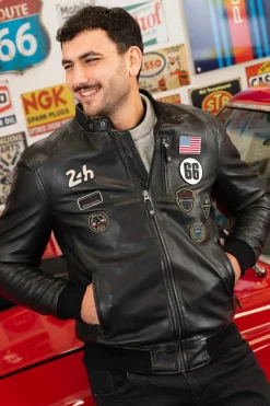 Blouson Homme 24H Le Mans Pierre Black