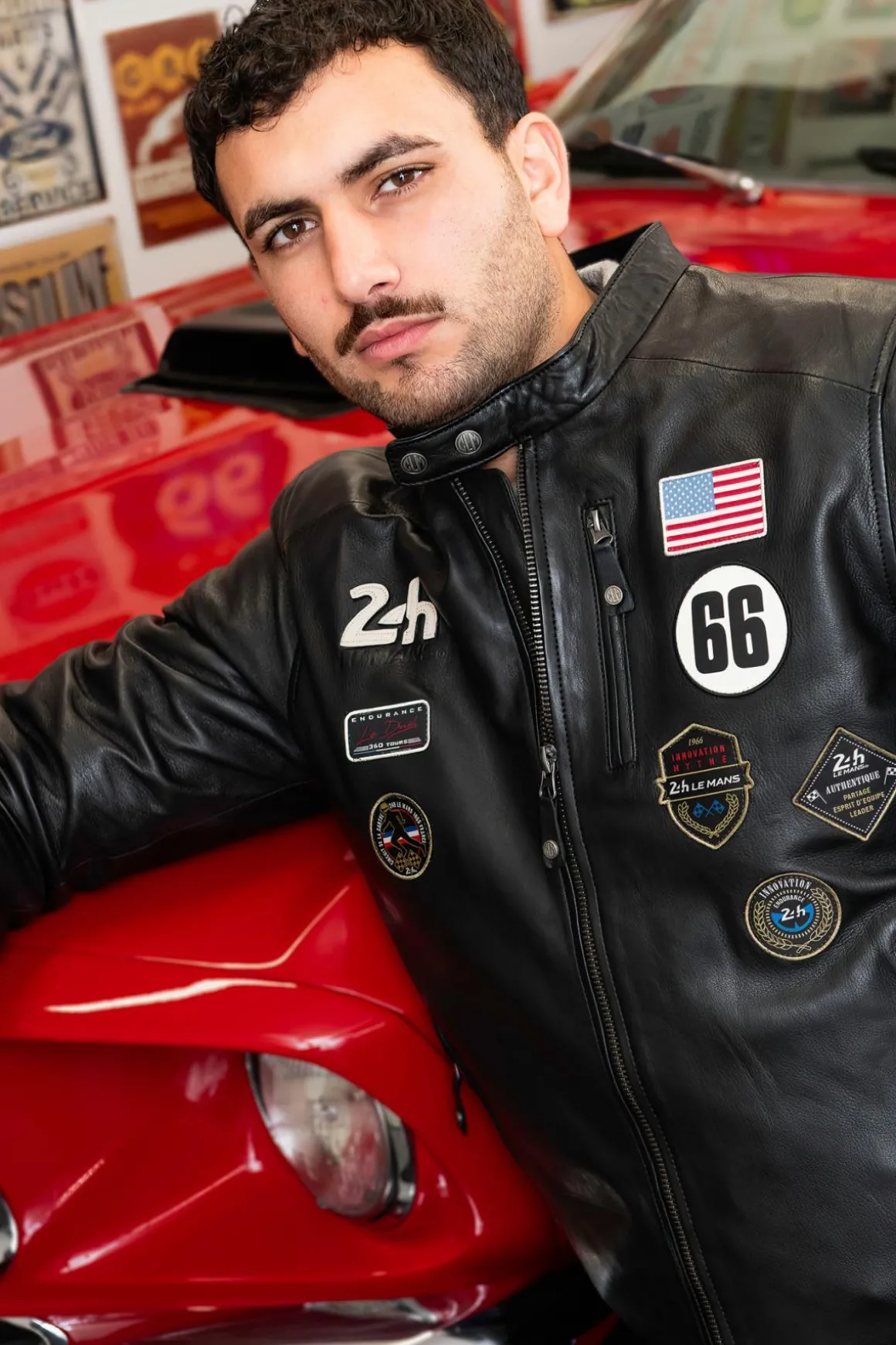 Blouson Homme 24H Le Mans Pierre Black