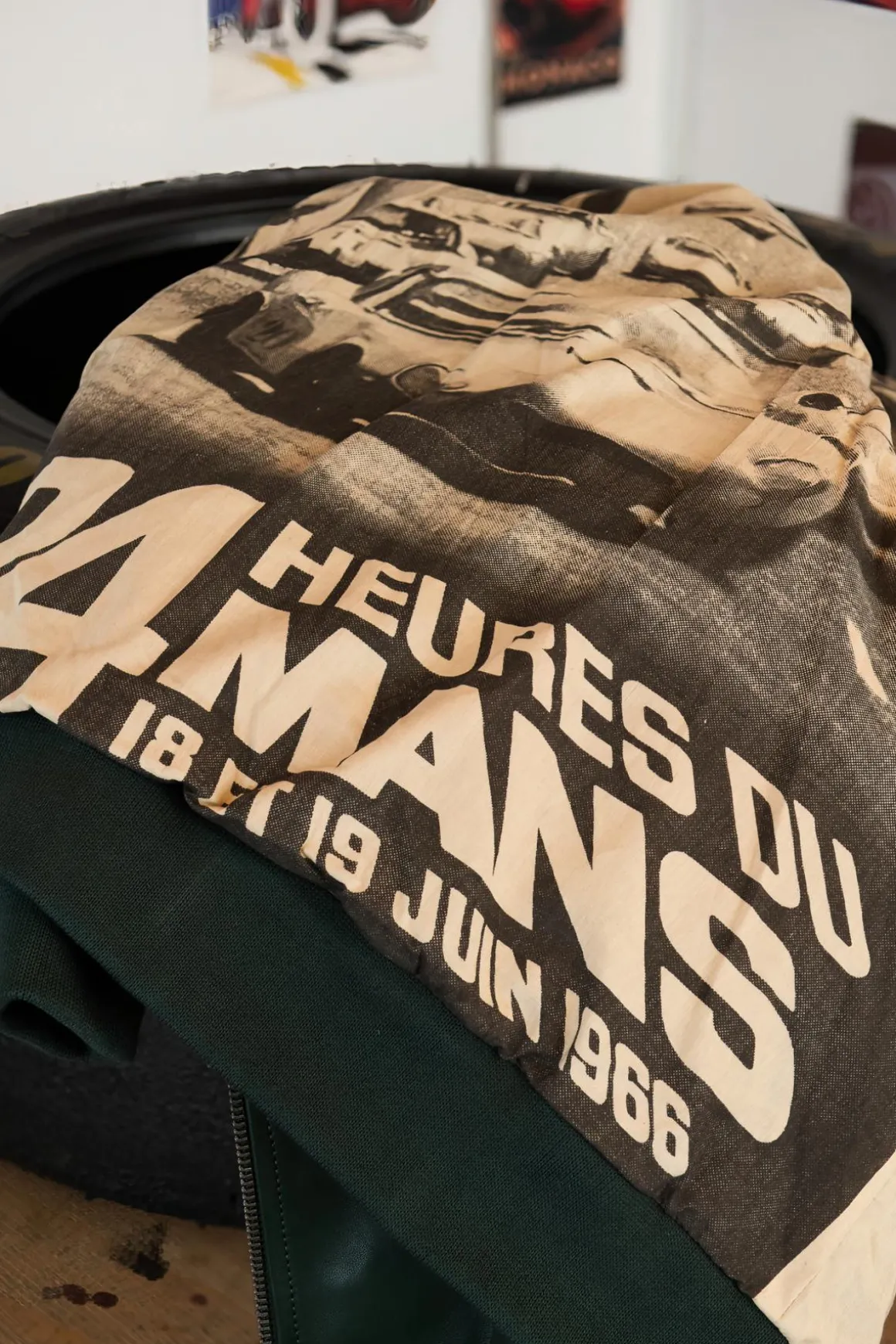 Blouson Homme 24H Le Mans Richard Vintage Green