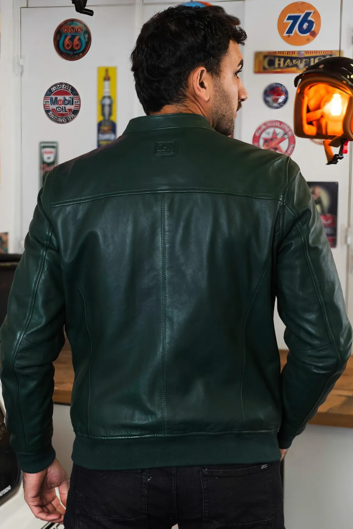 Blouson Homme 24H Le Mans Richard Vintage Green