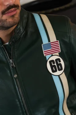 Blouson Homme 24H Le Mans Richard Vintage Green