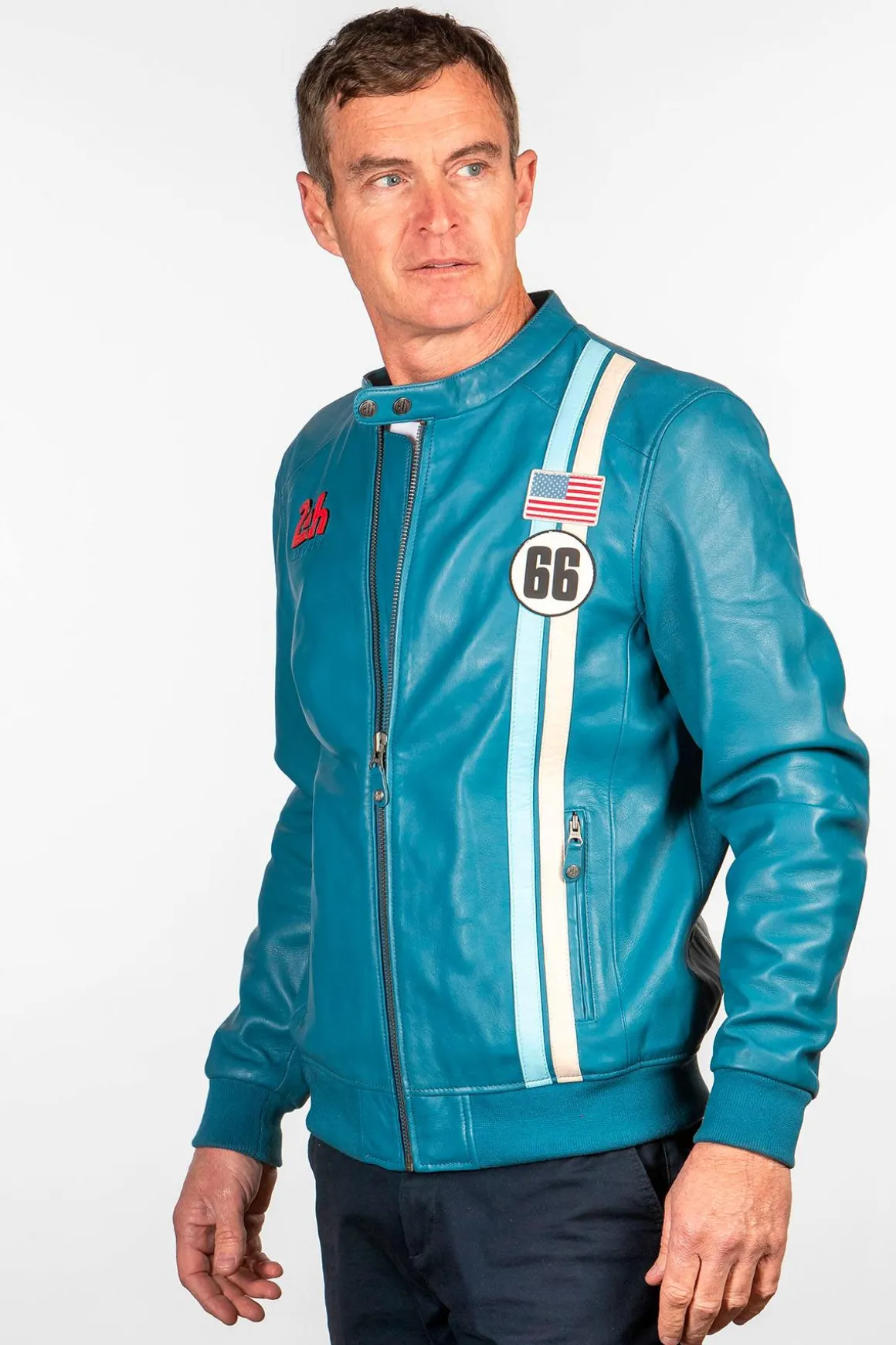 Blouson Homme 24H Le Mans Richard Bleu Mallard