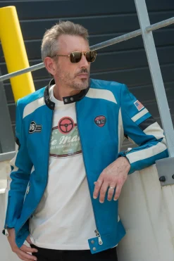 Blouson Homme 24H Le Mans Shelby-Lm Sheep Crown Gitanes / Ecru