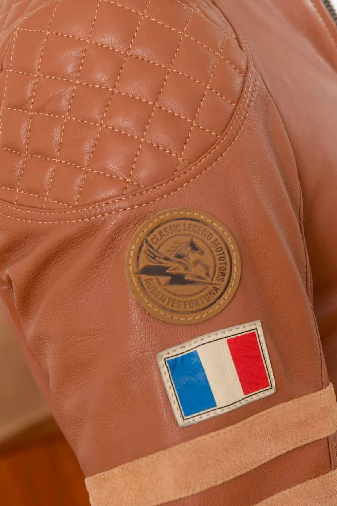 Blouson Homme 24H Le Mans Silverstone Sheep Crown Havane