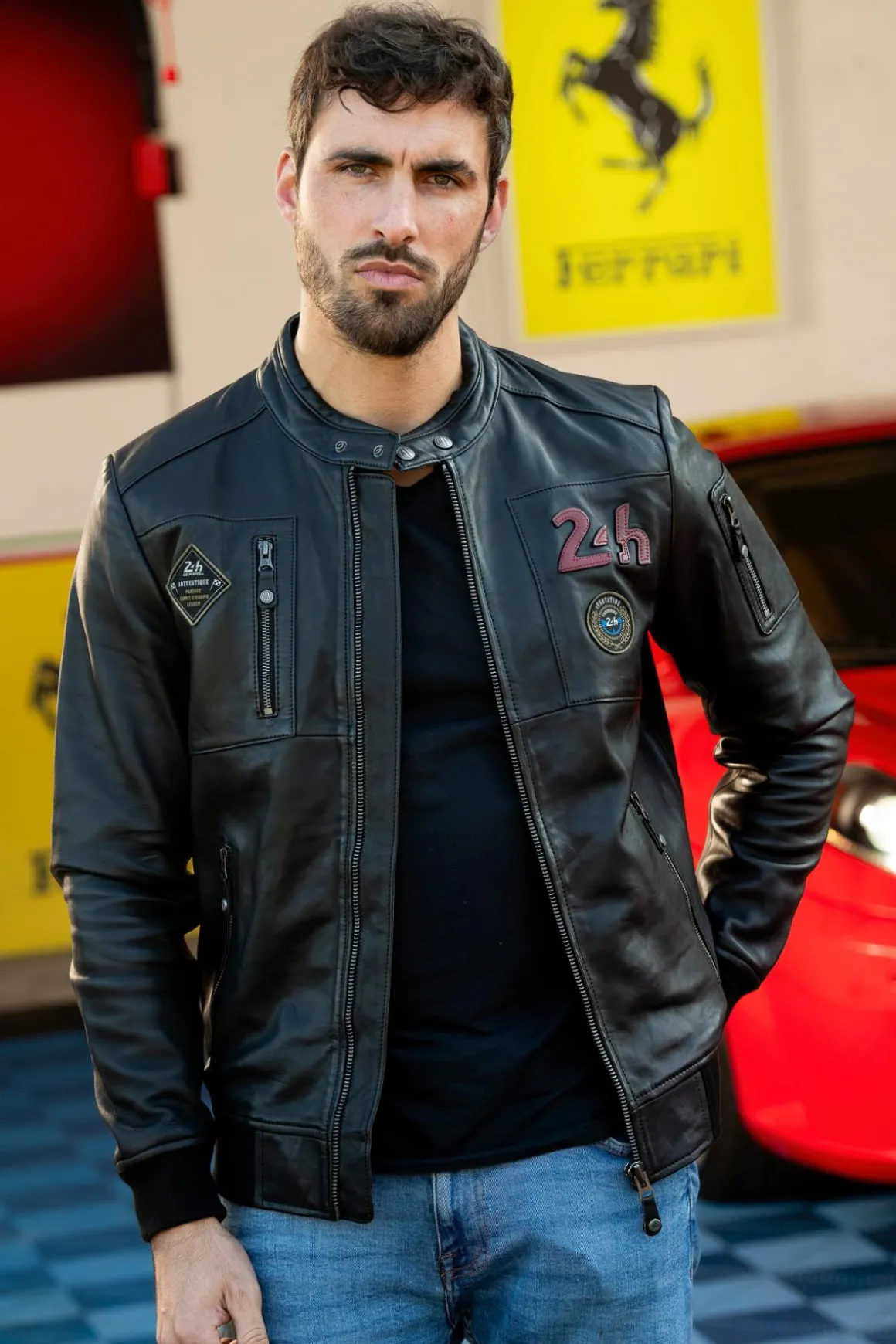 Blouson Homme 24H Le Mans Travis Black