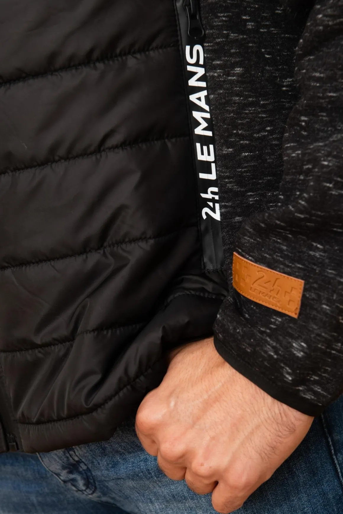 Blouson Homme 24H Le Mans Veste Ks562-005 Noir