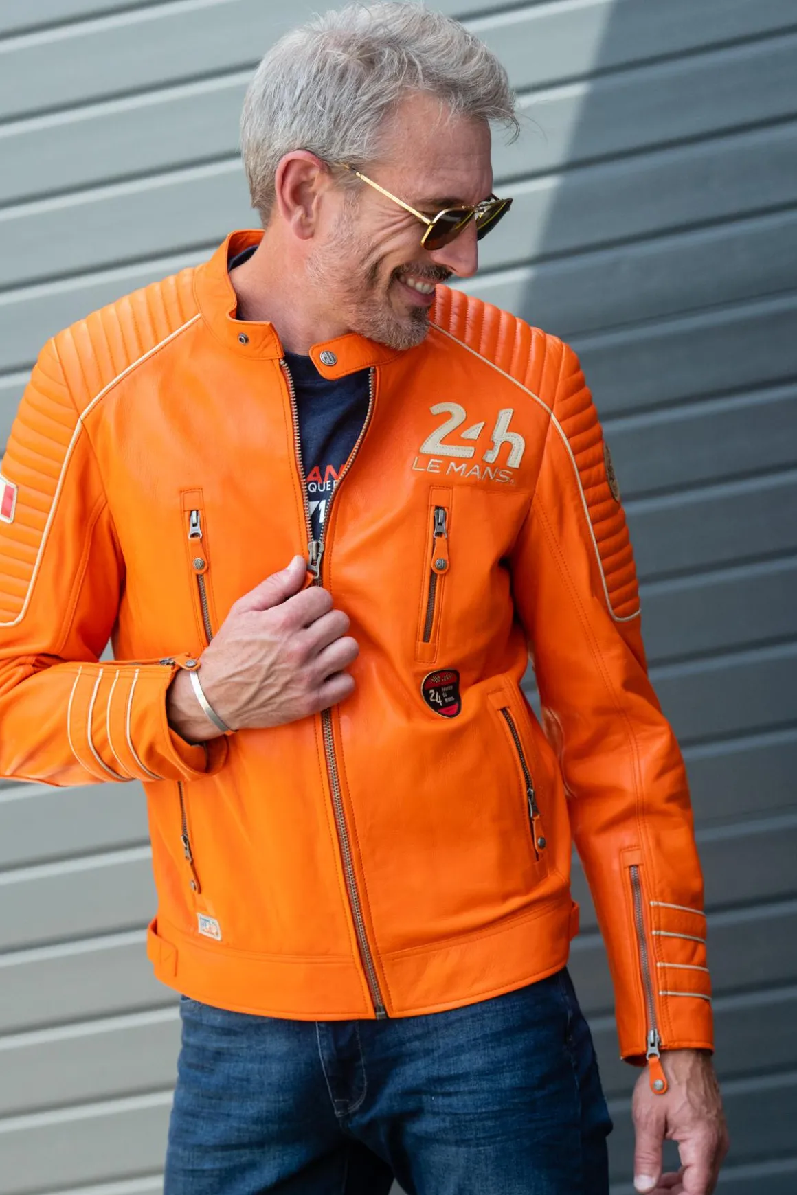 Blouson Homme 24H Le Mans Weldon Sheep Crown Orange