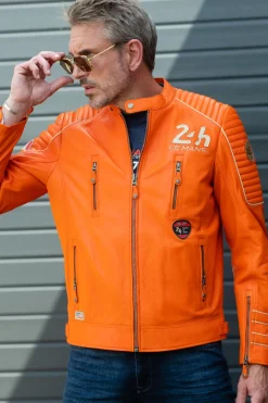 Blouson Homme 24H Le Mans Weldon Sheep Crown Orange