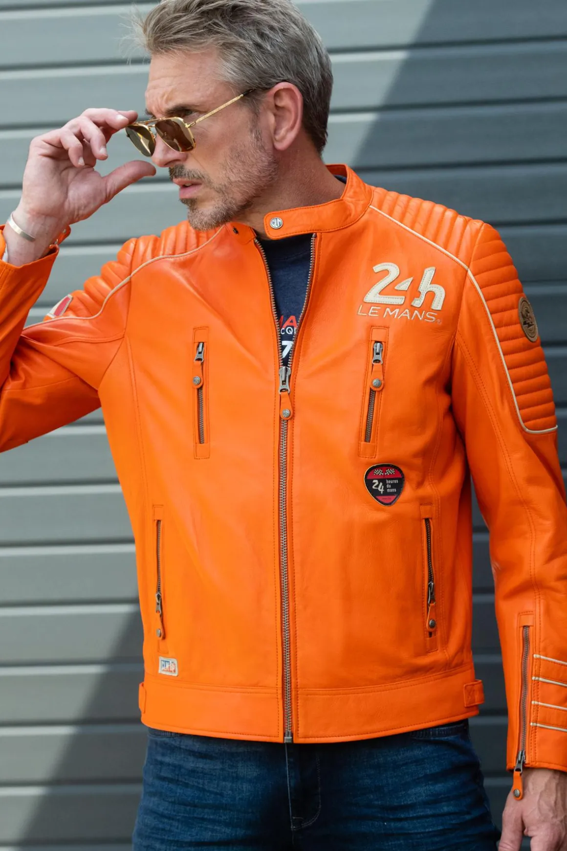 Blouson Homme 24H Le Mans Weldon Sheep Crown Orange