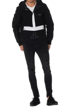Blouson Homme Horspist Kangourou Noir Blanc