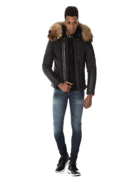 Blouson Homme Horspist Martinez Noir Col Naturel 2018