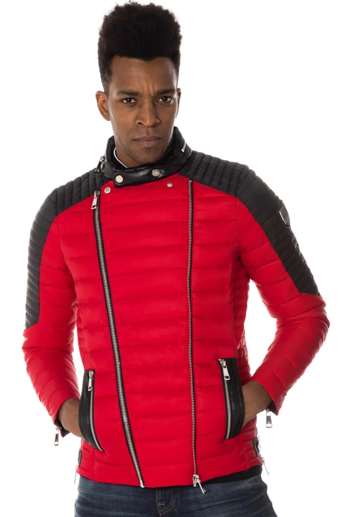 Blouson Homme Horspist Steeve Omega Red/Black