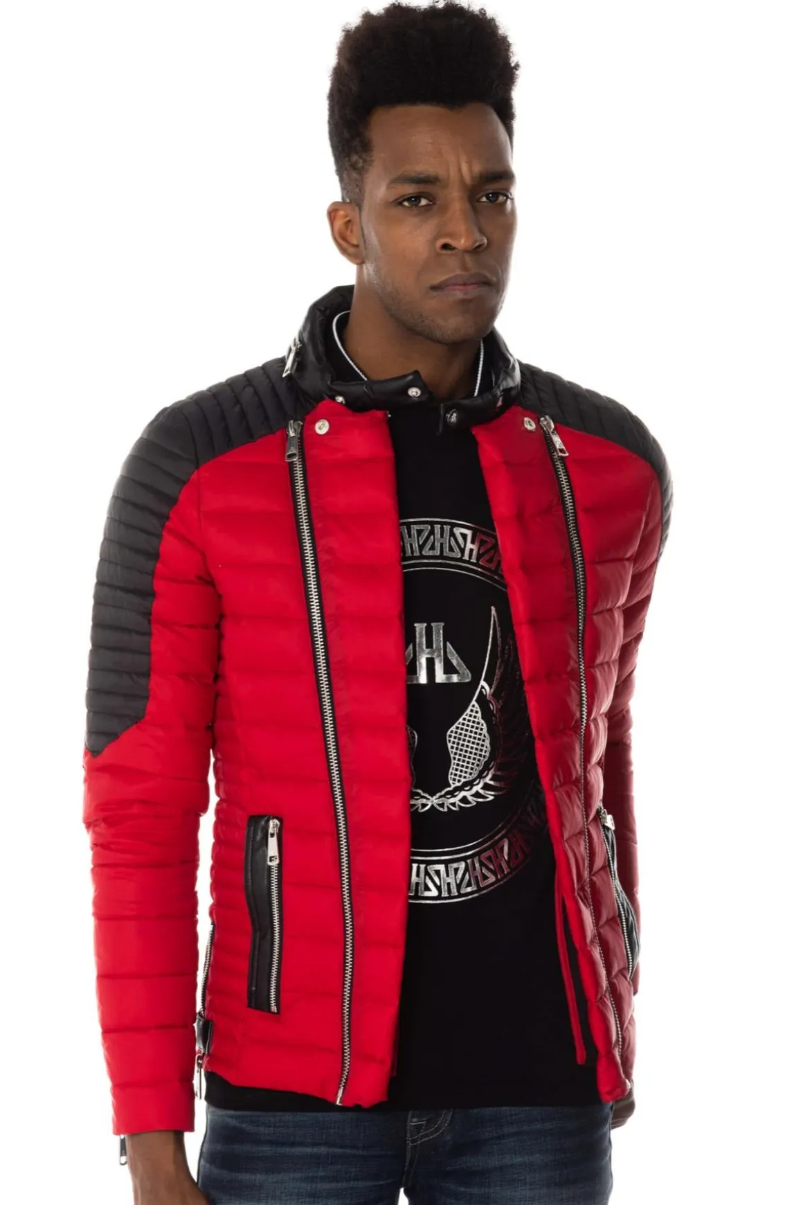 Blouson Homme Horspist Steeve Omega Red/Black