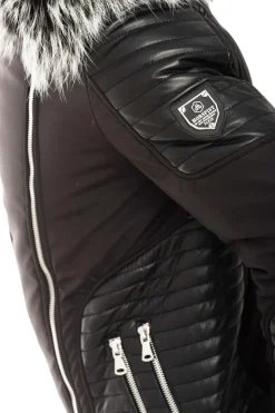 Blouson Homme Horspist Vegas Noir Col Silver