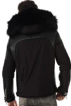 Blouson Homme Horspist Vegas Full Black Col Noir