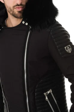 Blouson Homme Horspist Vegas Full Black Col Noir