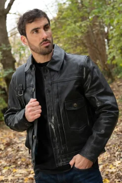 Blouson Homme Iron & Resin Rancho Horse Black