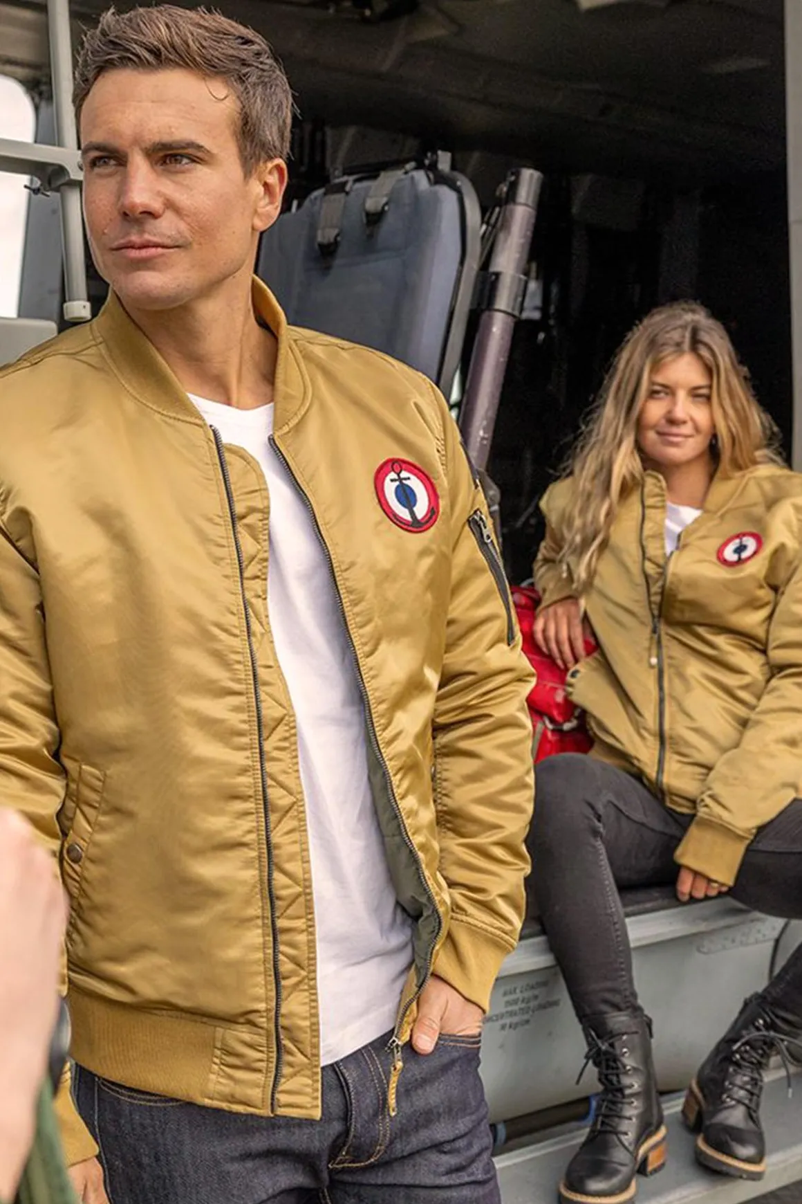 Blouson Homme Marine Nationale Spirit Mn Beige