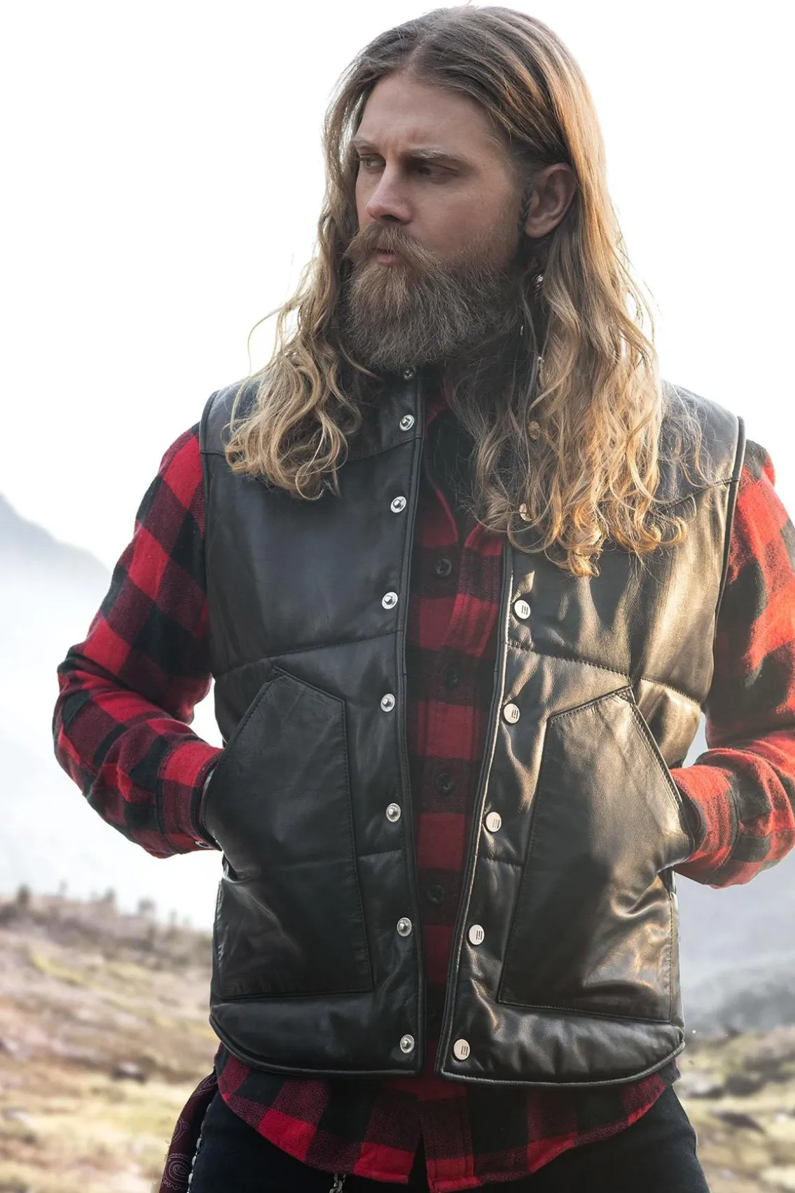 Blouson Homme Master Fisher Black/Brown