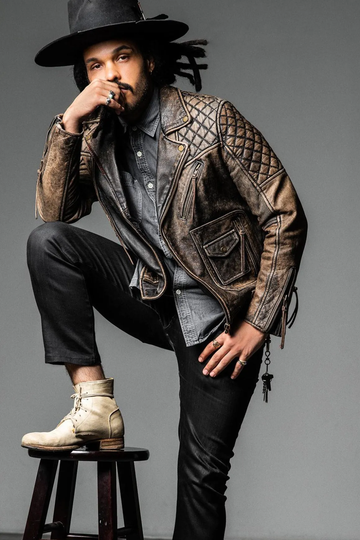 Blouson Homme Master Maverick Buffle Vintage