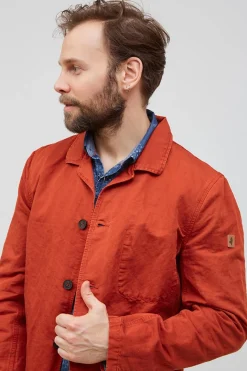 Blouson Homme Mcs Gmvest_C045 303 Rouge Brique
