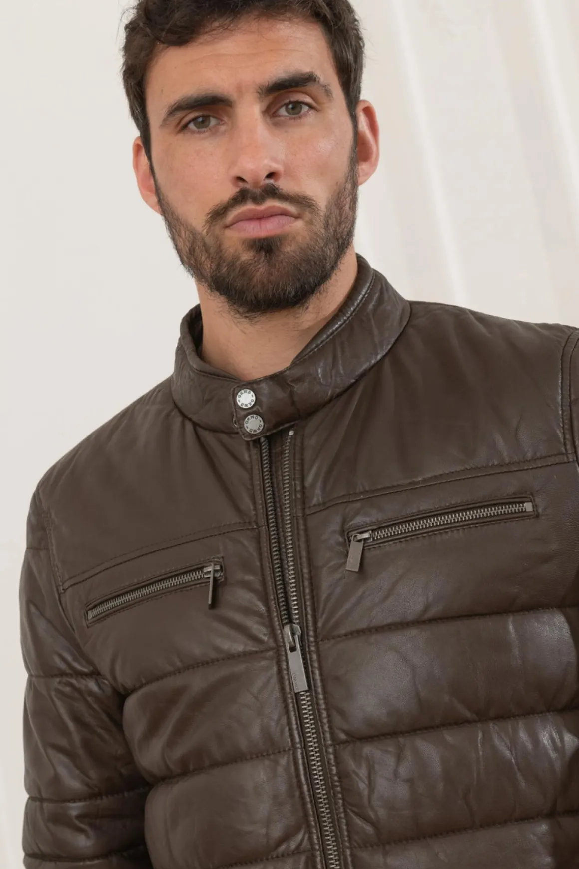 Blouson Homme Oakwood Edwin Marron Fonce 504