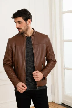Blouson Homme Oakwood Hub 6 Marron Clair 503