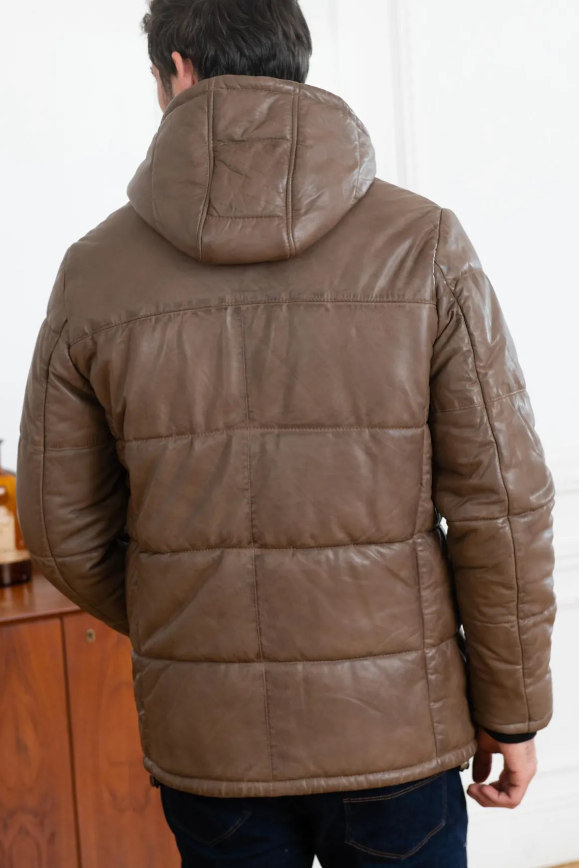 Blouson Homme Oakwood Tag Marron 503