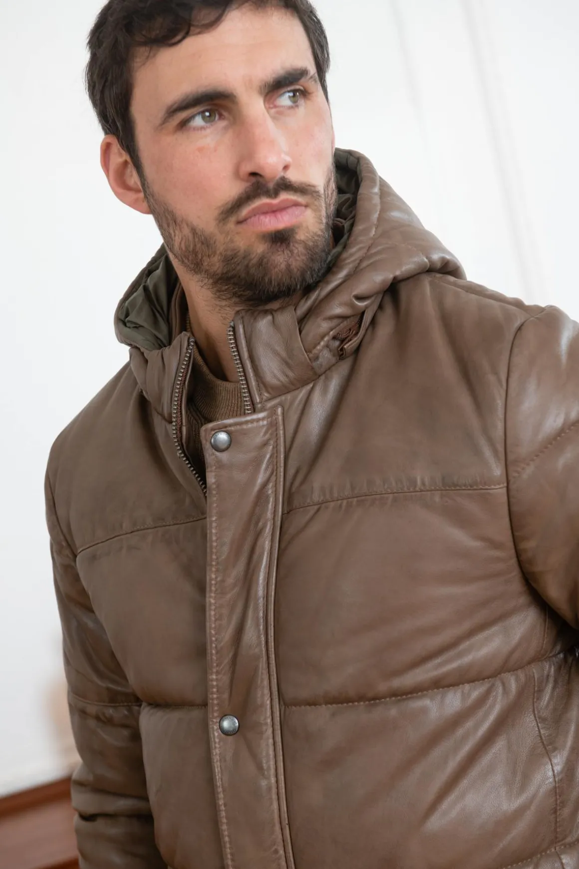 Blouson Homme Oakwood Tag Marron 503