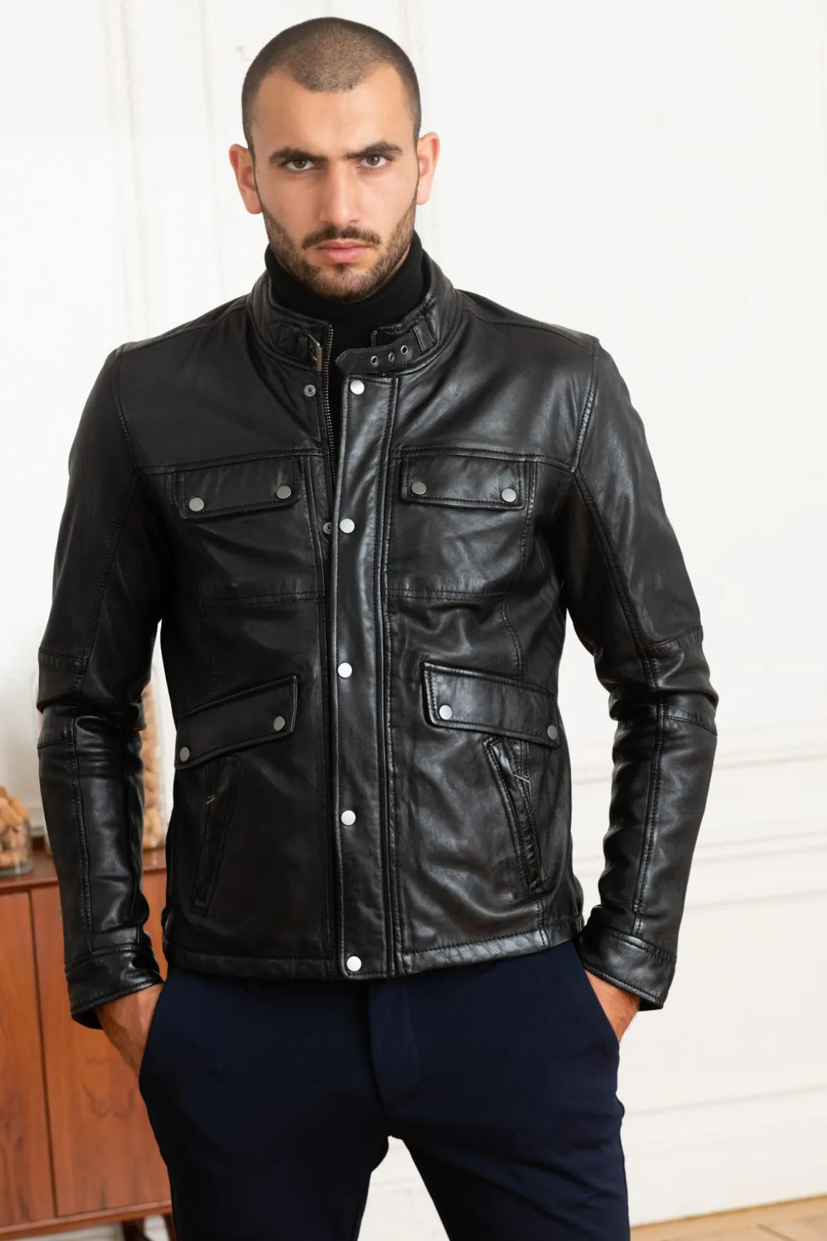 Blouson Homme Oakwood Trucker Noir 501