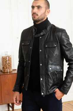 Blouson Homme Oakwood Trucker Noir 501